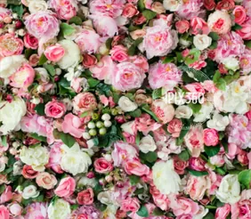Pink Flowers backdrop